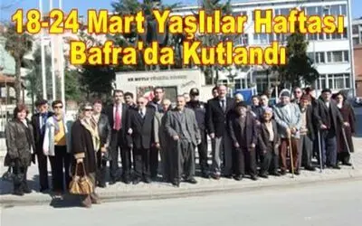 Bafra`da Yaşlılar Unutulmadı