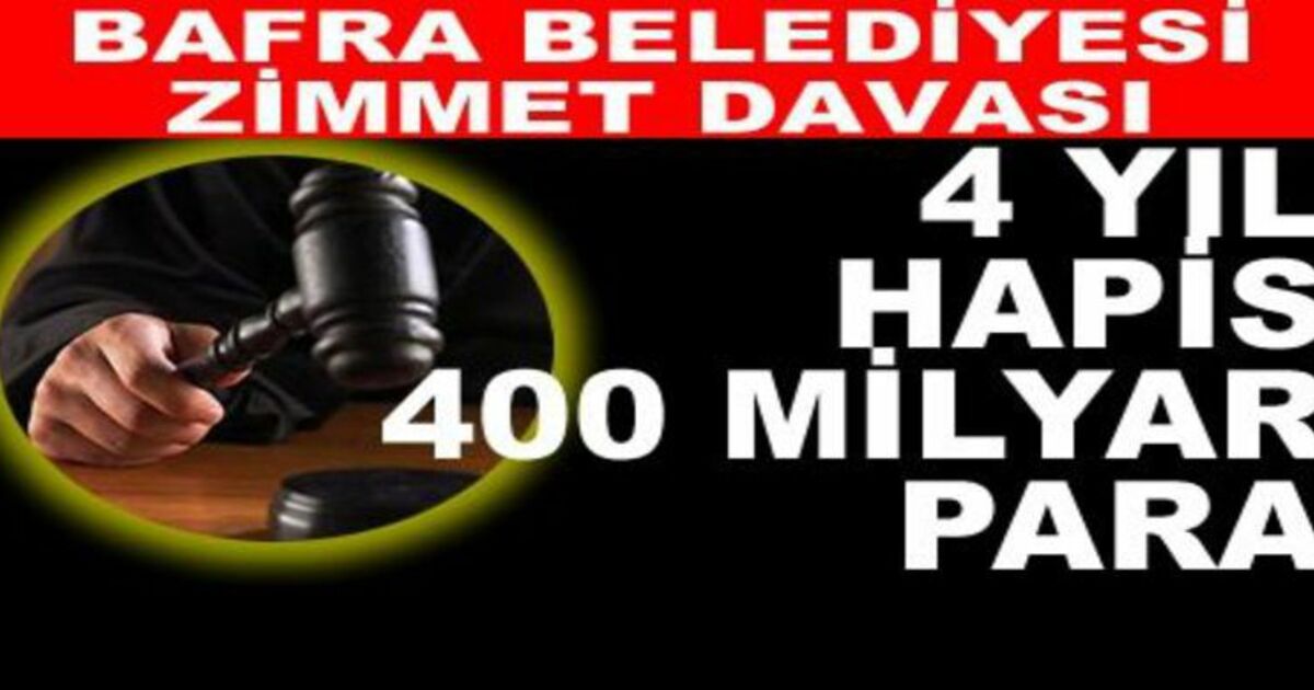 Belediyedeki Zimmet Davası Sonuçlandı