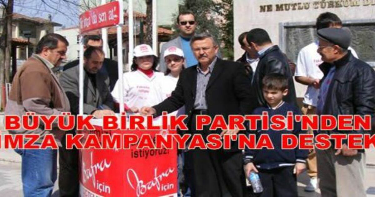 Bafra Bbp`den İmza Kampanyasına Destek