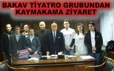Tiyatroculardan Kaymakam Boyacı`ya Ziyaret