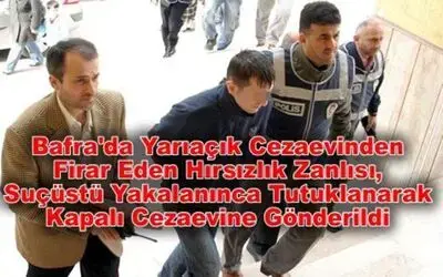 Cezaevi Firarisi Ve Suç Ortakları Tutuklandı