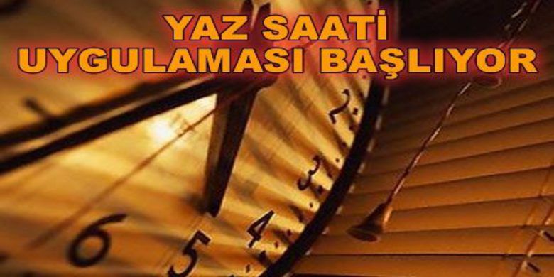 Bu Gece Saatler 1 Saat ileri Alınacak - Bu gece (cumartesi gününü pazar gününe bağlayan gece), 03.00`de saatler bir saat ileri alınacak.
