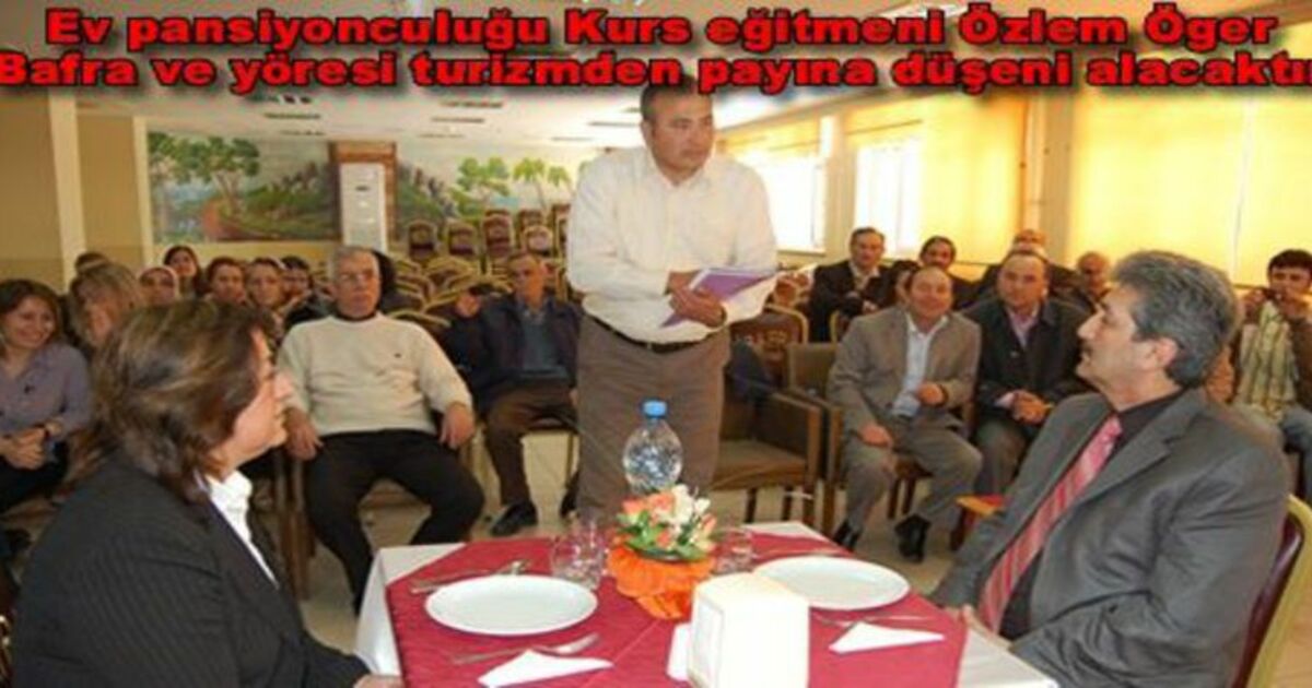 Bafra`da Açılan Ev Pansiyonculuğu Kursu Devam Ediyor