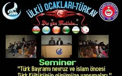 Bafra Ülkü Ocakları Türkavla Birlikte Seminer Verdi