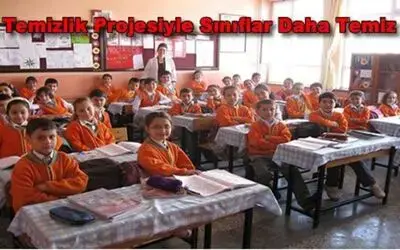 Temizlik Projesiyle Sınıflar Daha Temiz