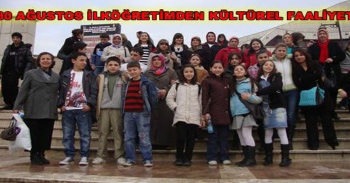 Bafra 30 Ağustos İlköğretim Okulundan Kültürel Faaliyet