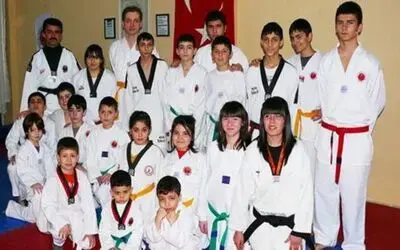Bafra`da Tekwando Kuşak Terfi Sınavı