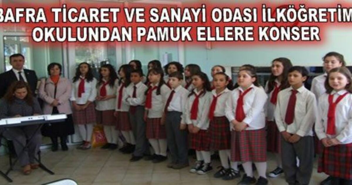 Öğrencilerden Pamuk Ellere Konser