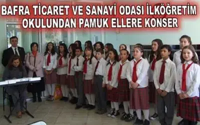 Öğrencilerden Pamuk Ellere Konser