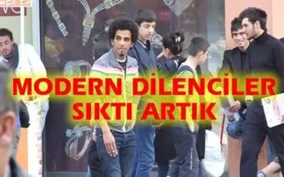 Modern Dilenciler Sokakları İstila Etti