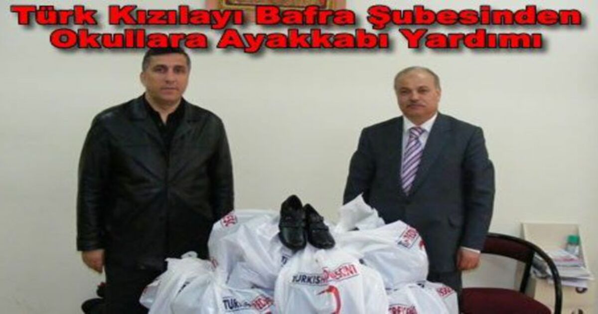 Okullara 227 Çift Ayakkabı Yardımı Yapıldı