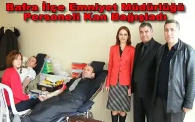 Emniyet Müdürlüğü Personeli Kan Bağışında Bulundu