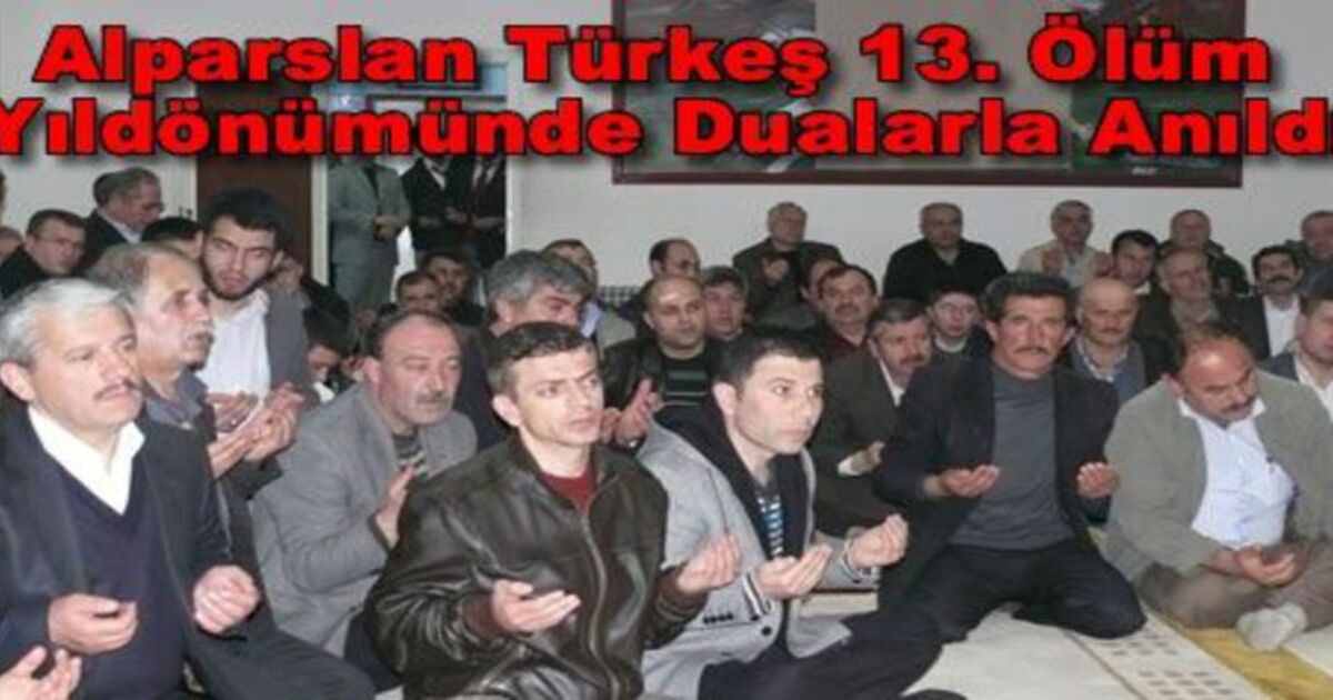 Bafrada Türkeş Anısına Mevlid-i Şerif Okutuldu