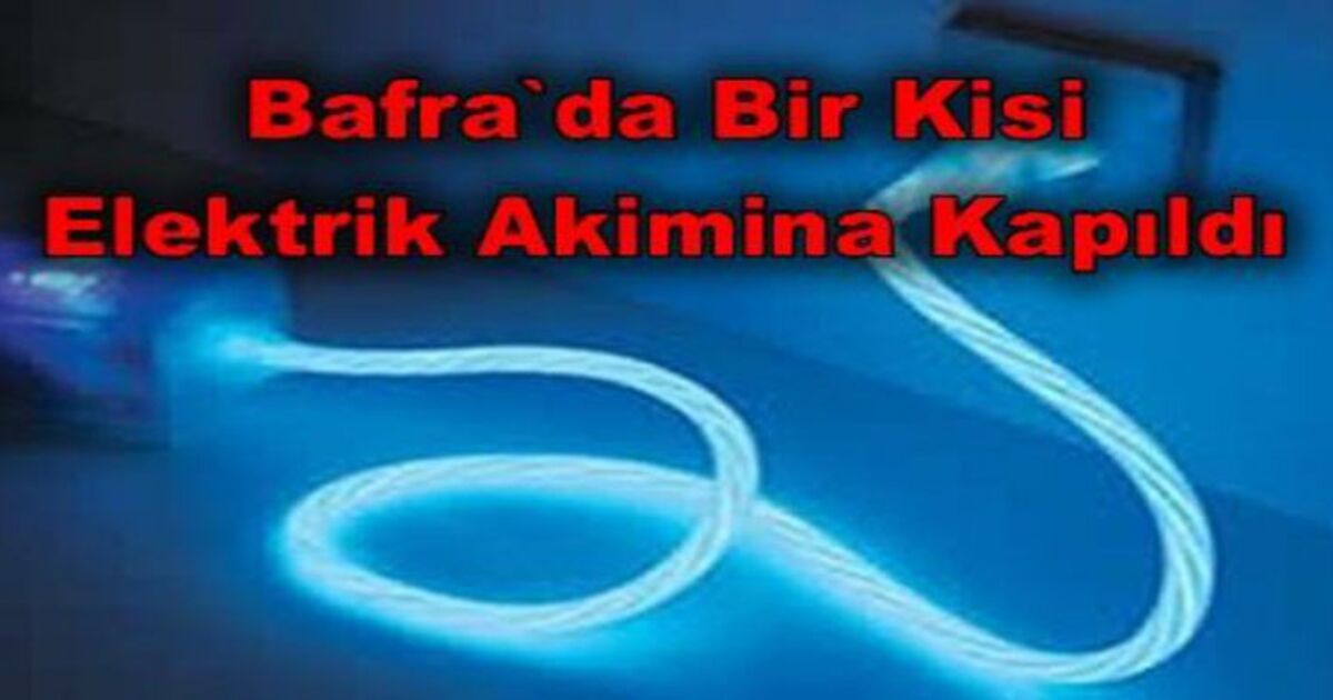 Süpürge Tamir Ederken Elektrik Çarptı