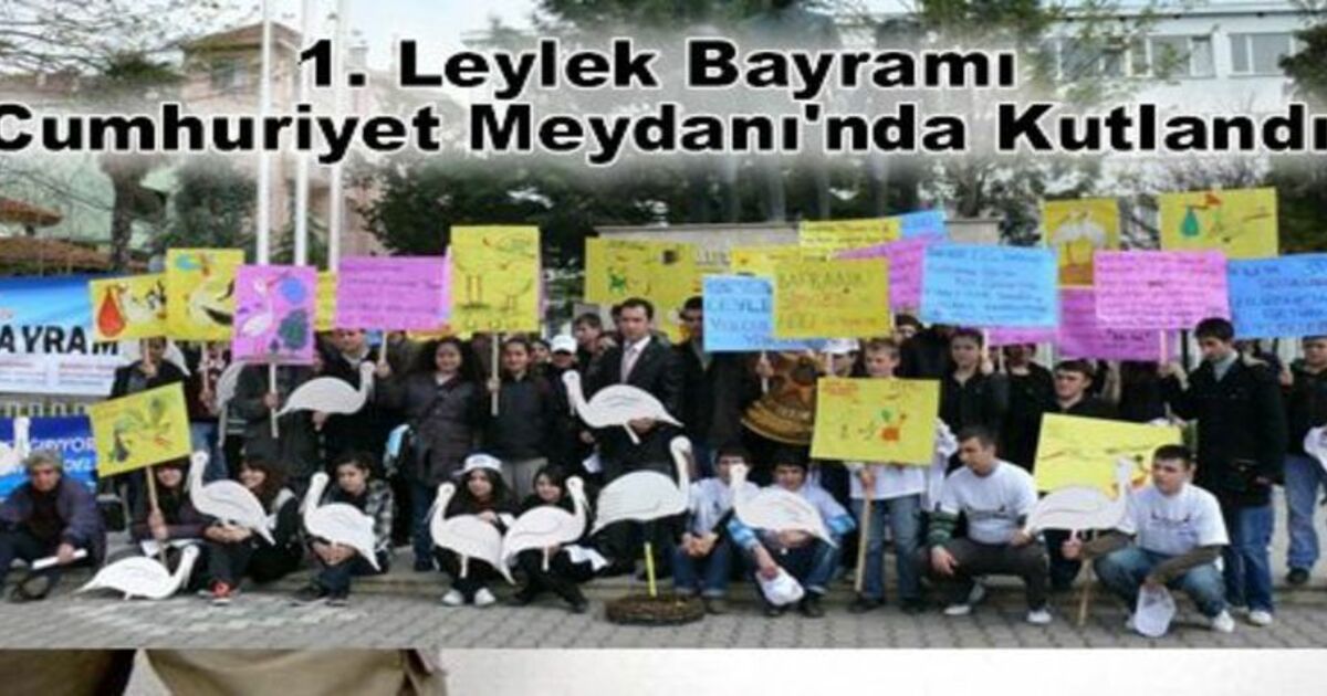 Bafra`da Türk Polis Teşkilatı Vve Leylek Bayramı Kutlandı