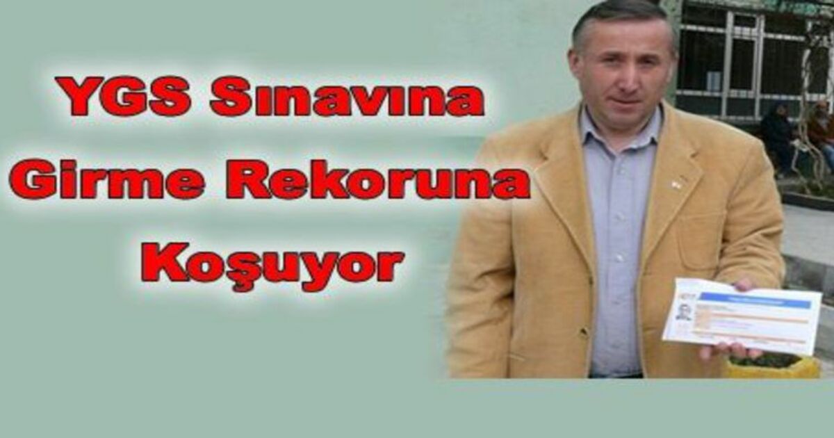 29 Yıldır Yapılan Her Ygs (Öss) Sınavına Giriyor