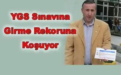 29 Yıldır Yapılan Her Ygs (Öss) Sınavına Giriyor