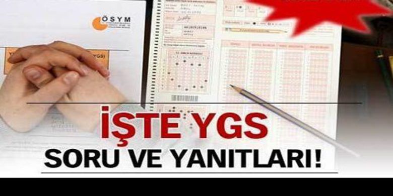 2010 Ygs`de Çıkan Soru Ve Cevaplar - Üniversitede okumak isteyen 1 milyon 512 bin 450 adayın katıldığı Yükseköğretime Geçiş Sınavı (YGS), saat 12.40`da sona erdi.