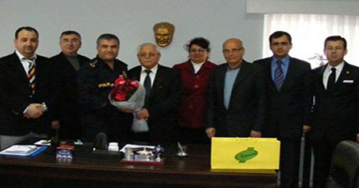 Bafra Balkan Türkleri İlçe Emniyet Müdürünü Ziyaret Etti