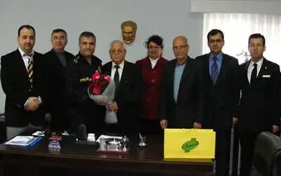 Bafra Balkan Türkleri İlçe Emniyet Müdürünü Ziyaret Etti