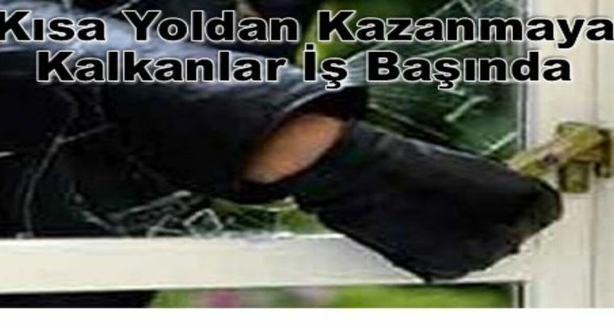Bafra`da Bir Evden Hırsızlık Yapıldı