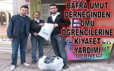 Bafumder`den Omü`ye Kıyafet Yardımı