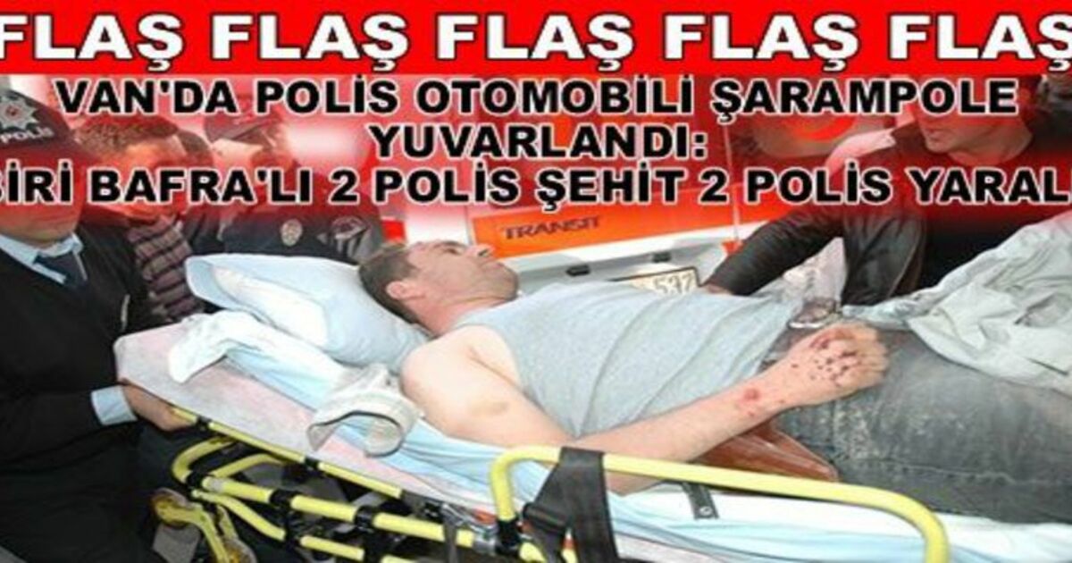 Van`da Bafra`lı Bir Polis Şehit