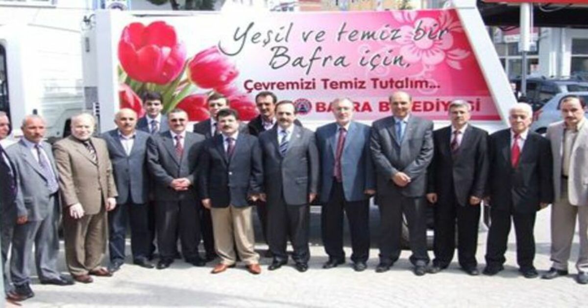Bafra Belediyesi`nin Yeni Araçları Hizmette