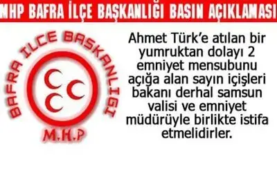 Mhp`den Saldırıya Kınama