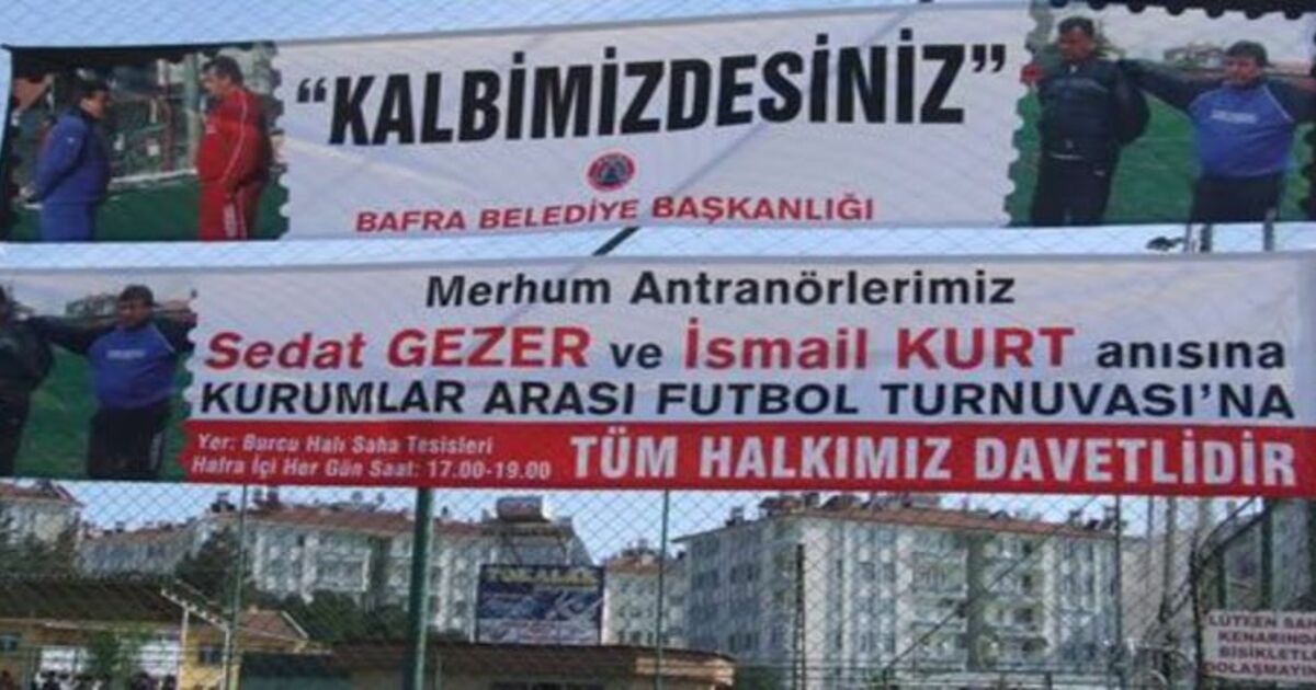 Sedat Gezer Ve İsmail Kurt Anısına Futbol Turnuvası