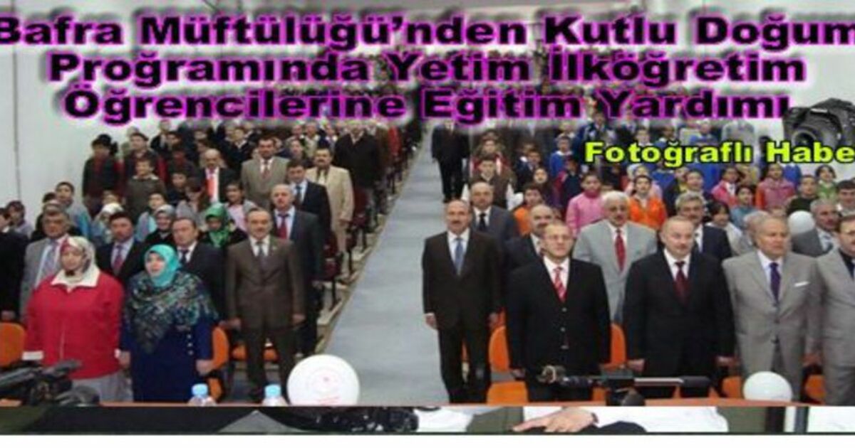Bafra Müftülüğü`nce Tam 407 Öğrenci Sevindirildi