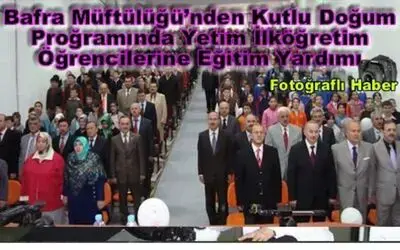 Bafra Müftülüğü`nce Tam 407 Öğrenci Sevindirildi