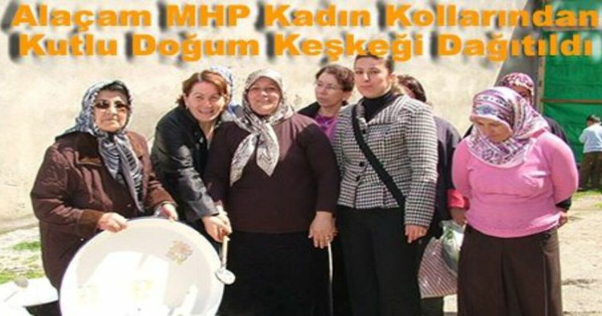 Alaçam Mhp Kadın Kolları Keşkek Dağıttı