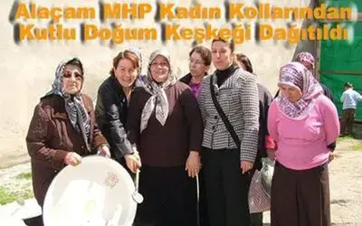Alaçam Mhp Kadın Kolları Keşkek Dağıttı