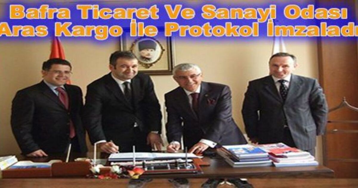 Bafra Tso Aras Kargo İle Protokol İmzaladı