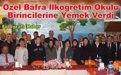 Özel Bafra İlköğretim Okulu Öğrencilerini Ödüllendirdi