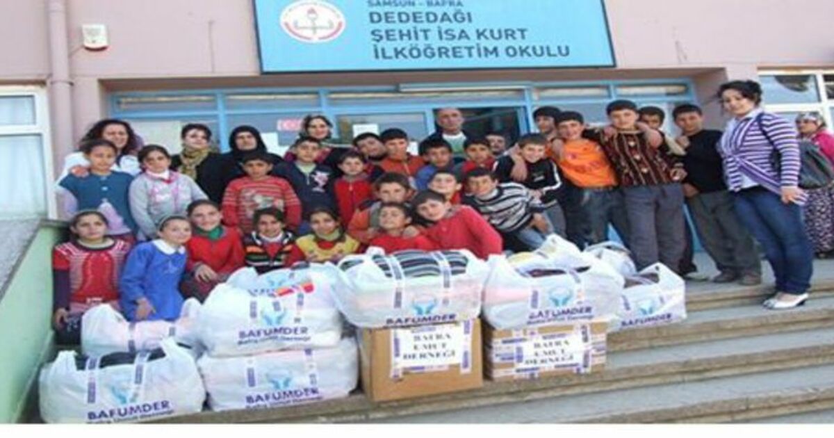 Bafra Umut Derneği Dededağı İlköğretimde