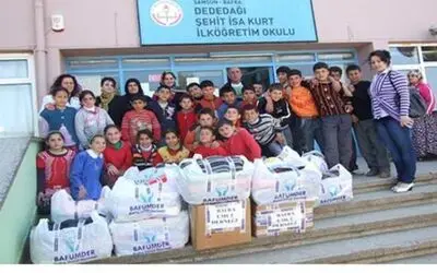 Bafra Umut Derneği Dededağı İlköğretimde