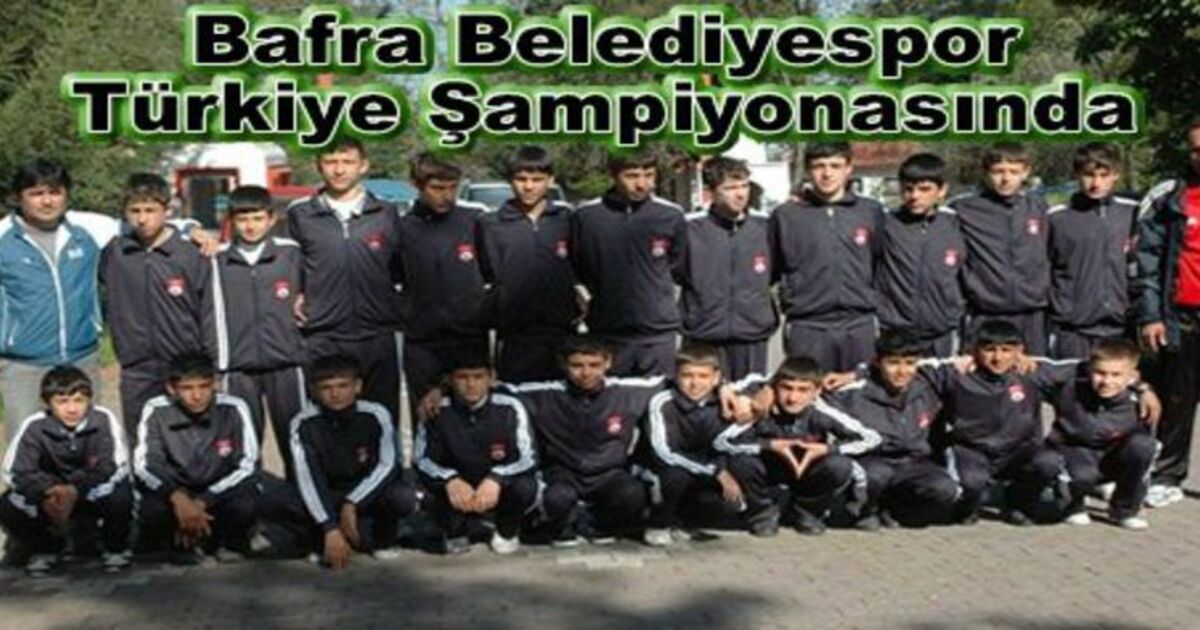 Bafra Belediyespor U14 Çorum`a Hareket Etti