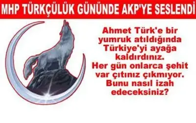 Mhp`den 3 Mayıs Türkçülük Günü Mesajı