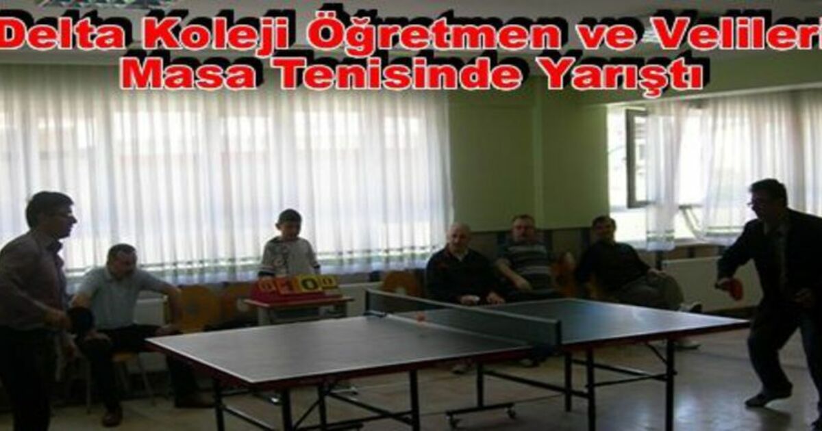 Delta Koleji`nde Çocuklarının Öğretmenleriyle Yarıştılar