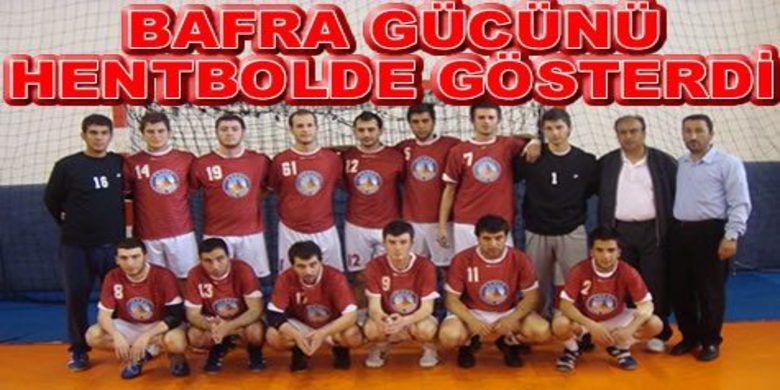 Bafragücü Spor Yarı Finali Garantiledi - Bafragücü Hentbol Takımı grubunda oynadığı 3. maçında İzmir Bornova Belediyesi`ni 30-24 yenerek yarı finale kalmayı garantiledi