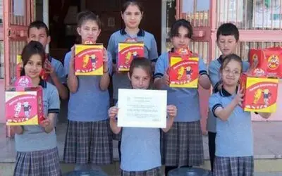 Kolay Merkez İlköğretim`den Atık Pil Projesi