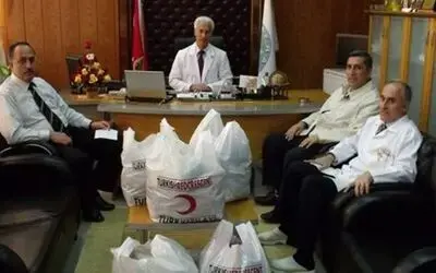 Bafra`da Kızılay Bu Kez Diyaliz Hastalarını Sevindirdi