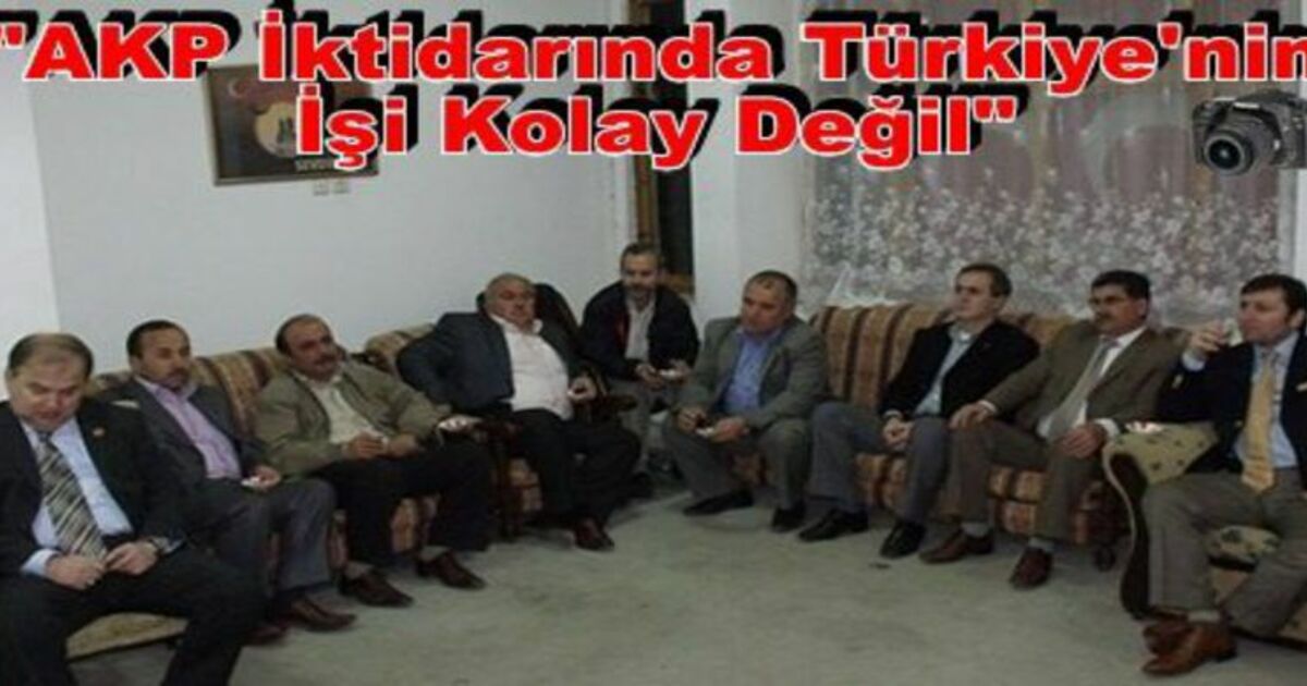 Bafra Mhp`den Kolay Teşkilatı Ziyareti