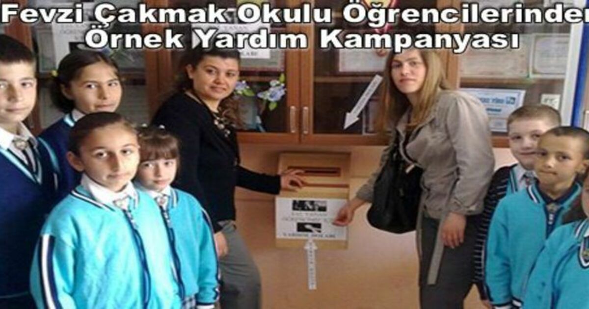 Fevzi Çakmak İlköğretim Öğrencilerinin Yardımı
