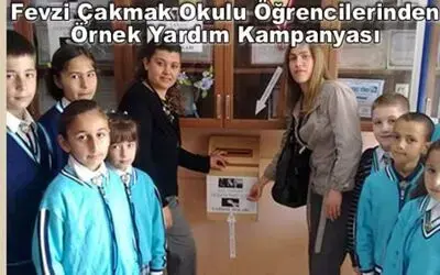 Fevzi Çakmak İlköğretim Öğrencilerinin Yardımı