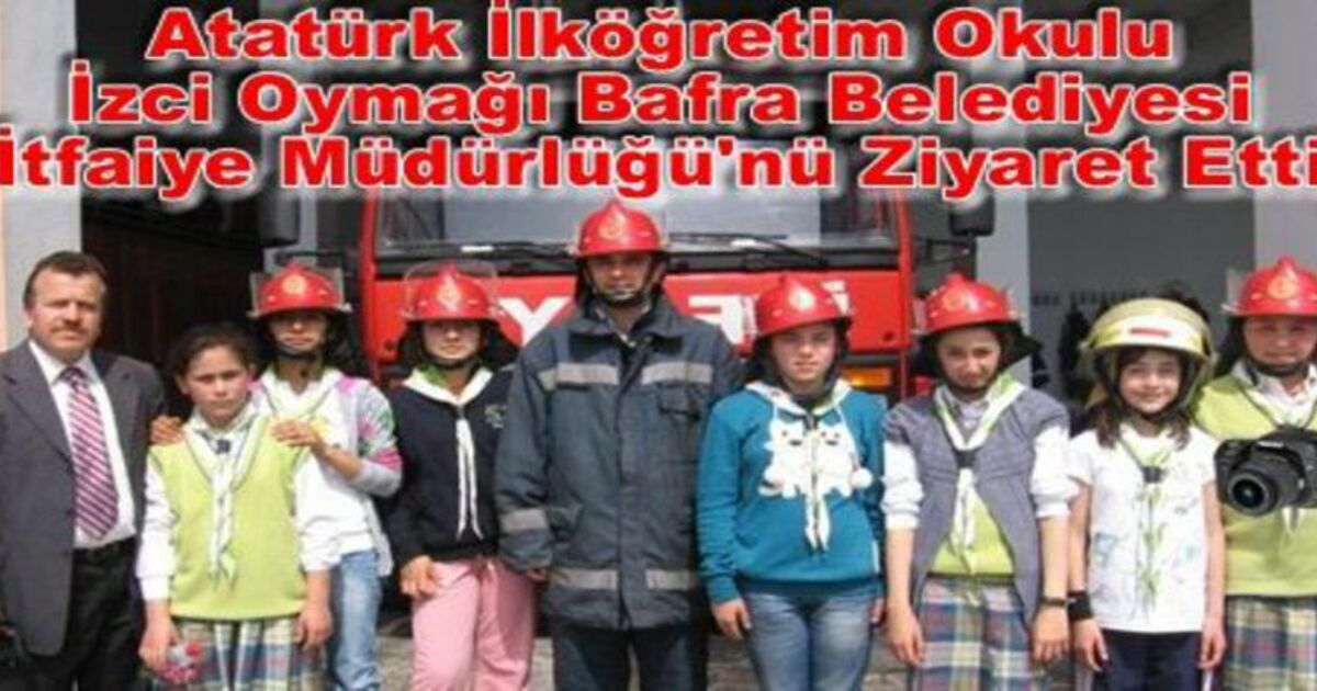 Atatürk İ.ö.o. İzci Oymağı`ndan İtfaiye Ziyareti