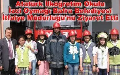 Atatürk İ.ö.o. İzci Oymağı`ndan İtfaiye Ziyareti
