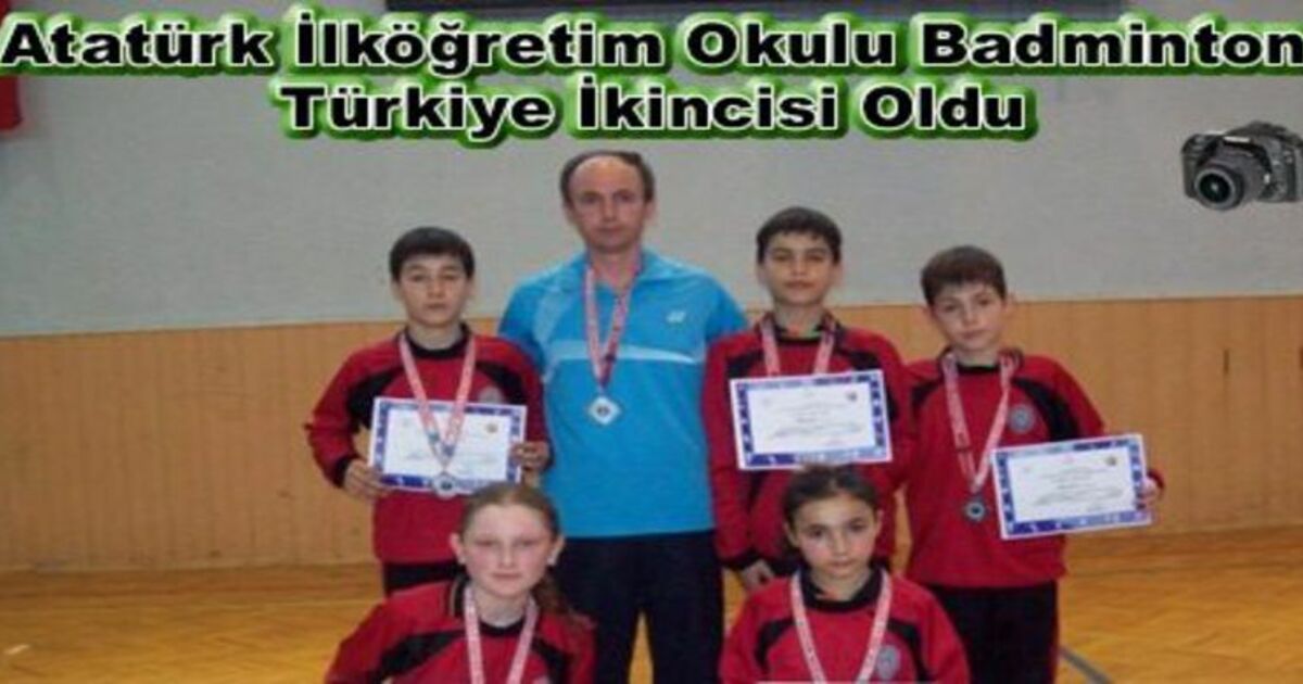 Atatürk İlköğretim Badminton`da Bafra`nın Gururu